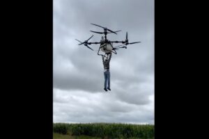 Esperimento estremo con drone agricolo